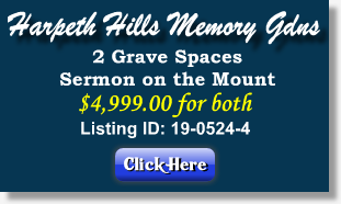 2 Grave Spaces For Sale 4999 Harpeth Hills Memory Gardens