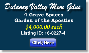 4 Grave Spaces for Sale - Dulaney Valley Memorial Gardens - Timonium, MD - The Cemetery Exchange