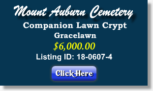 Companion Lawn Crypt for Sale $6K - Gracelawn - Mount Auburn Cemetery - Stickney, IL - The Cemetery Exchange
