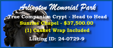 True Companion Crypt $37500! Arlington Memorial Park Sandy Sorings, GA Sunrise Chapel #cemeteryexchange 24-0729-9