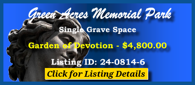 Single Grave Space $4800! Green Acres Memorial Park Bloomington, CA Devotion #cemeteryexchange 24-0814-6