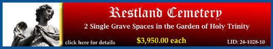 2 Single Grave Spaces $3950ea! Restland Cemetery Dallas, TX Holy Trinity #cemeteryexchange 24-1028-10