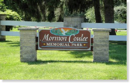 Deluxe Companion Crypt $8500! Mormon Coulee Memorial Park La Crosse, WI Gardens of Peace #cemeteryexchange 24-0925-4